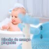 Asiento de Baño para Bebé Con Respaldo y Ventosas Antideslizantes