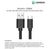 Cable USB-A a USB-C UGREEN 2 Metros, Carga Rápida 60W y Datos 5 Gbps