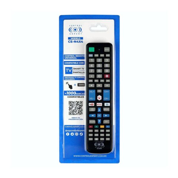 Control Remoto Universal  Compatible con Smart TV y Pantallas