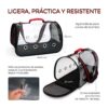 Transportadora Bolsa para Mascota Tipo Arco Viaje Seguro y Cómodo para Perros y Gatos