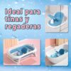 Asiento de Baño para Bebé Con Respaldo y Ventosas Antideslizantes