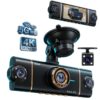 Dash Cam WIFI 5G 4K 4 Canales 360° Full HD Máxima Evidencia en Carretera
