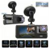Dash Cam WiFi 3 Lentes Full HD Pantalla 2" y Visión Nocturna IR