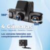 Dash Cam WiFi 4 Lentes 1080p con Pantalla  Protege tu viaje