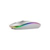 Precisión y Estilo Mouse Nextep Inalámbrico Recargable RGB 1600 dpi Plata
