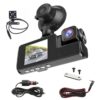 Dash Cam WiFi 3 Lentes Full HD Pantalla 2" y Visión Nocturna IR