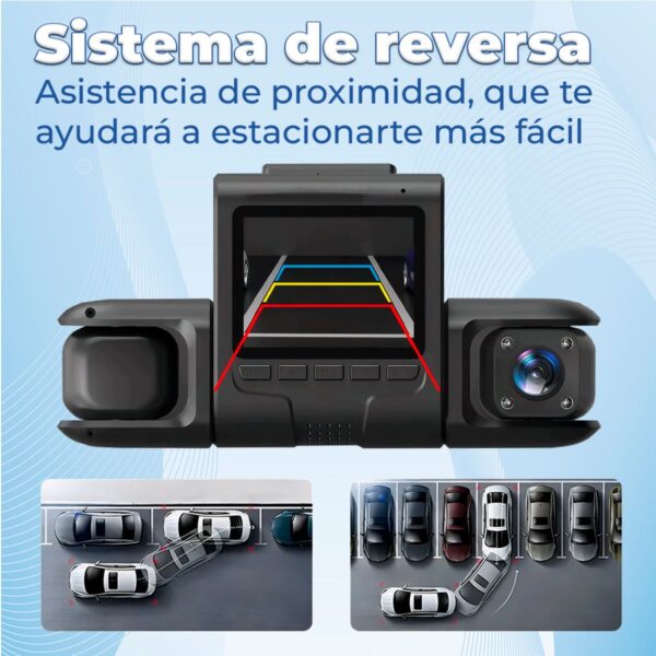 Dash Cam WiFi 4 Lentes 1080p con Pantalla  Protege tu viaje