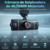 Dash Cam WIFI 5G 4K 4 Canales 360° Full HD Máxima Evidencia en Carretera