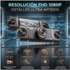Dash Cam WIFI 5G 4K 4 Canales 360° Full HD Máxima Evidencia en Carretera