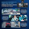 Dash Cam WiFi 3 Lentes Full HD Pantalla 2" y Visión Nocturna IR