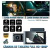 Dash Cam WiFi 3 Lentes Full HD Pantalla 3" y Visión Nocturna IR