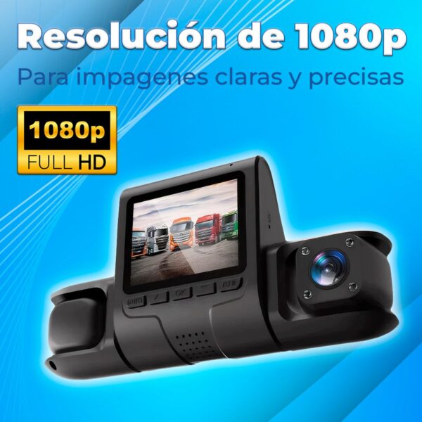 Dash Cam WiFi 4 Lentes 1080p con Pantalla  Protege tu viaje