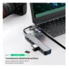 Conectividad Total Hub Multi‑Puerto 8 en 1 USB-C/3.0 + SD/MiniSD