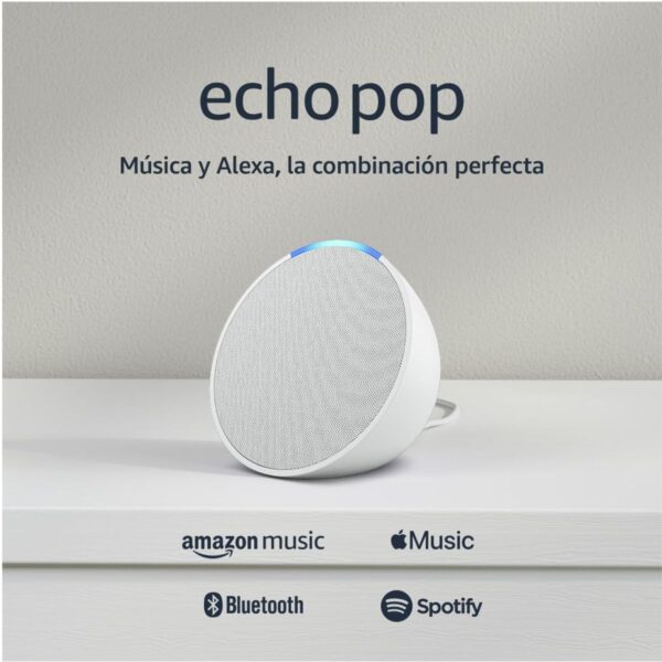 Amazon Echo Pop con Alexa Tu Asistente Inteligente en Casa