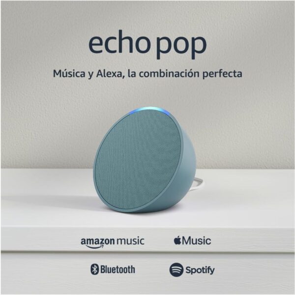 Amazon Echo Pop con Alexa Tu Asistente Inteligente en Casa