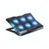 Base Enfriadora 6 Ventiladores USB para Laptop de 12 a17 Pulgadas Rendimiento sin Calor