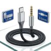 Cable Audio USB-C a Jack 3.5mm 1.5m Conexión Clara y Compatibilidad Universal