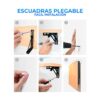 Kit de 2 Soportes Ménsula Brazo Abatible Plegable Negro Resistencia y Practicidad en tu Espacio