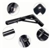 Kit de 2 Soportes Ménsula Brazo Abatible Plegable Negro Resistencia y Practicidad en tu Espacio