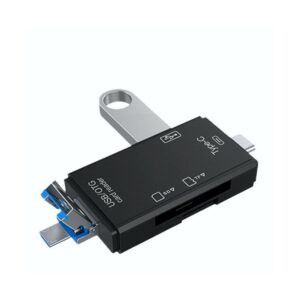 2 Lector de Tarjetas 6 en 1 USB 3.0 + OTG Transferencia Rápida y Compatibilidad Universal