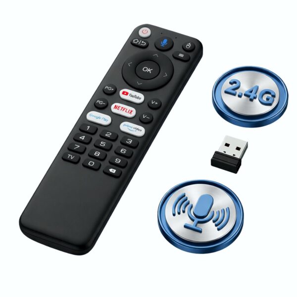 Control Remoto para Smart TV Android Google con Voz Manejo Inteligente y Comodidad Total