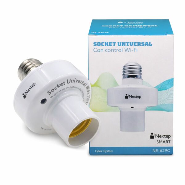 Socket Inteligente Nextep WiFi Control de Iluminación Fácil y Moderno