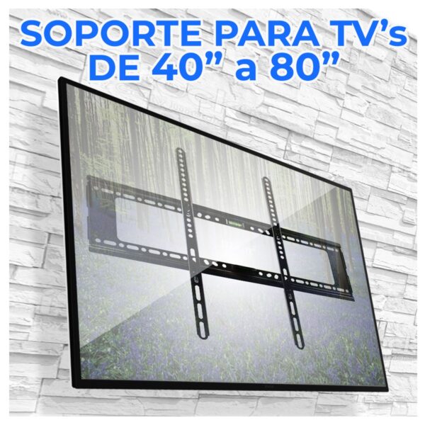 Soporte de Pared Brazo Articulado 40 a 80 Pulgadas Seguridad y Flexibilidad en tu Pantalla