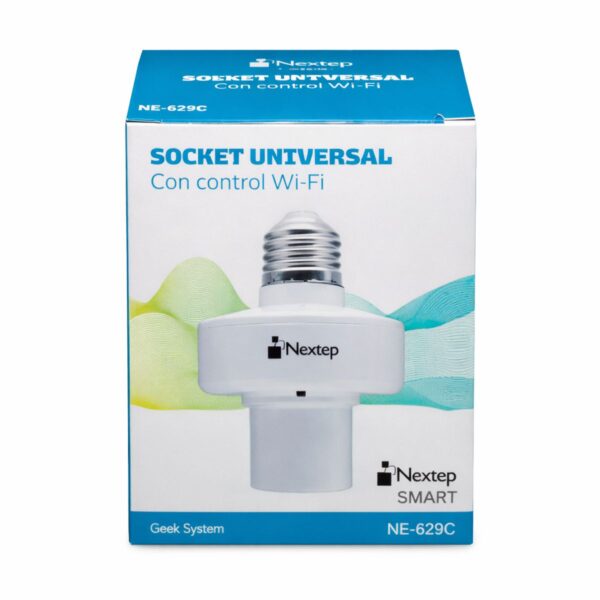 Socket Inteligente Nextep WiFi Control de Iluminación Fácil y Moderno