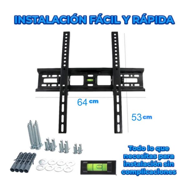 Soporte de Pared Brazo Articulado 40 a 80 Pulgadas Seguridad y Flexibilidad en tu Pantalla