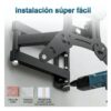 Soporte TV Pared 13 a 43 Pulgadas Giratorio Extensible Instalación Segura y Ángulo Ideal