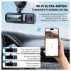 Dash Cam Camara 4K 3 Canales GPS + WiFi 5GHz Evidencia Total y Seguridad en Carretera