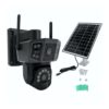 Cámara de Seguridad Solar 4G 3MP HD Doble Lente Vigilancia Exterior Autónoma y Conectada en Todo Momento