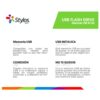 Memoria USB Stylos 16GB 2.0 Almacenamiento Portátil y Transferencia Confiable