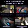 Cargador Portátil para Auto Capacidad de Arranque 1500A Respaldo de 6000 mAh Gran Energía en Emergencias