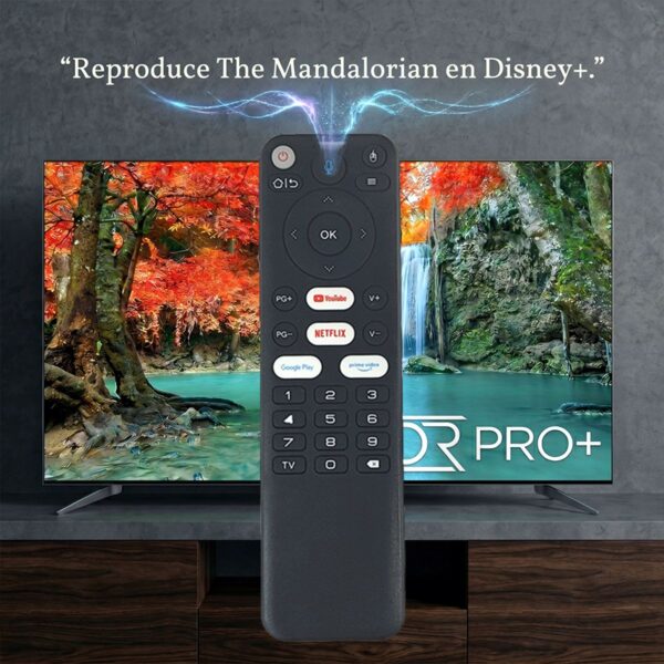 Control Remoto para Smart TV Android Google con Voz Manejo Inteligente y Comodidad Total