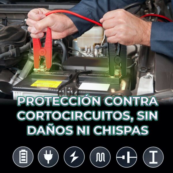 Cargador Portátil para Auto Capacidad de Arranque 1500A Respaldo de 6000 mAh Gran Energía en Emergencias