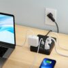 Multicontacto Transton 9 Tomas + 3 USB  Energía Segura y Conexión Práctica