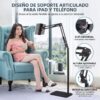 Soporte de Suelo Ajustable 360° para Tablet y Celular 135 cm Comodidad Total en Uso Diario