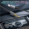 Cable Audio USB-C a Jack 3.5mm 1.5m Conexión Clara y Compatibilidad Universal