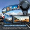 Dash Cam Camara 4K 3 Canales GPS + WiFi 5GHz Evidencia Total y Seguridad en Carretera