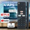 Control Remoto para Smart TV Android Google con Voz Manejo Inteligente y Comodidad Total