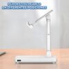 Power Bank 2 en 1 con Base Soporte + 4 Cables Integrados 10000 mAh Energía Portátil y Organización Total