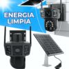 Cámara de Seguridad Solar 4G 3MP HD Doble Lente Vigilancia Exterior Autónoma y Conectada en Todo Momento