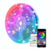 Tira LED RGB 5m Control y App Bluetooth Iluminación Inteligente y Ambiente Personalizado
