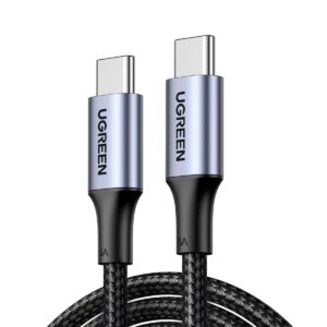 UGREEN 100W Cable USB Tipo C a C 20V 5A, Carga Rápida Type C a C Compatible con MacBook Pro Air, iPad Pro, Galaxy S25 S24 S23, iPhone 17 16 15 Pro Max Plus Air, Huawei, Xiaomi, Pixel 10, 2M