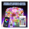 Tira Cadena de Luces LED RGB 10m con Control y App Bluetooth Alimentacion USB