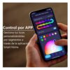 Tira LED RGB 5m Control y App Bluetooth Iluminación Inteligente y Ambiente Personalizado