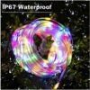 Tira Cadena de Luces LED RGB 10m con Control y App Bluetooth Alimentacion USB