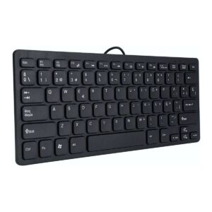 Mini Teclado USB 78 Teclas Español Compacto y Confiable para Tu Escritorio