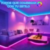 Tira LED RGB 5m Control y App Bluetooth Iluminación Inteligente y Ambiente Personalizado